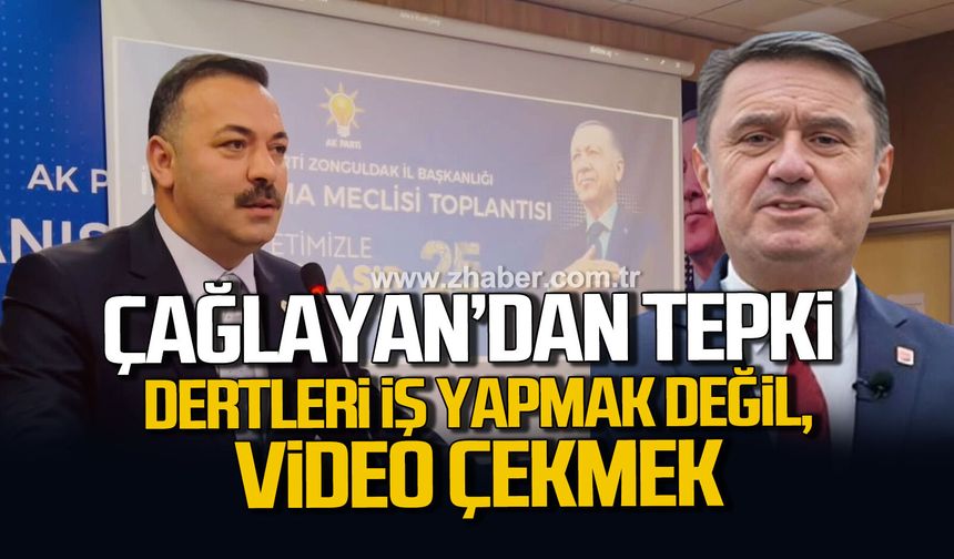 Mustafa Çağlayan'dan sert tepki! 'Dertleri iş yapmak değil, video çekmek!'