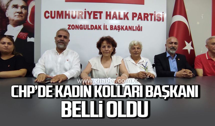 CHP Zonguldak İl Kadın Kolları Başkanı belli oldu