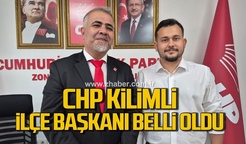 CHP Kilimli’de yeni dönem: Berkay Kesim göreve başladı