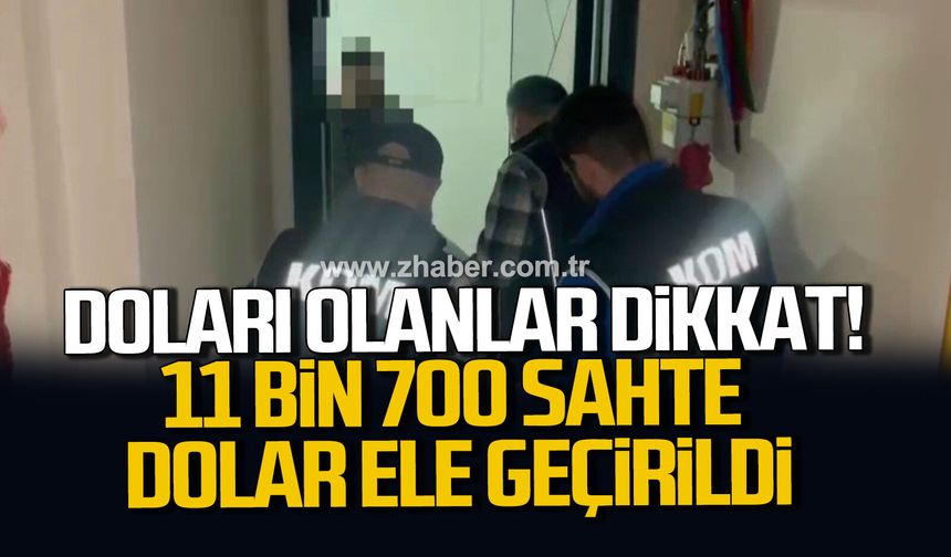 Karabük’te sahte 11 bin 700 dolar ele geçirildi
