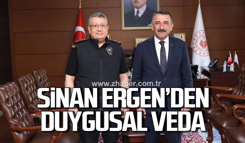 Sinan Ergen'den duygusal veda