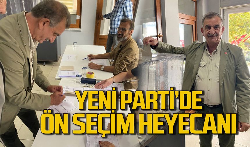 Yeni Parti Merkez İlçe Başkanlığı ön seçimleri yapıldı