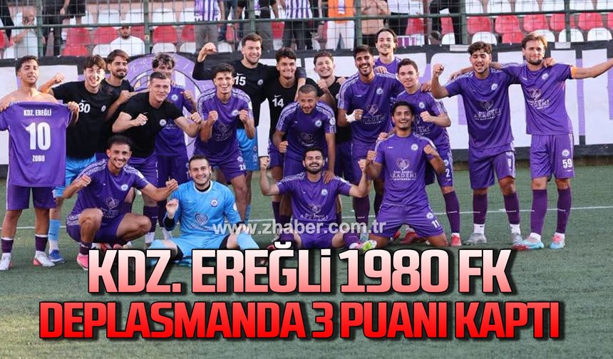 Kdz. Ereğli 1980 FK, deplasmanda 3 puanı kaptı!