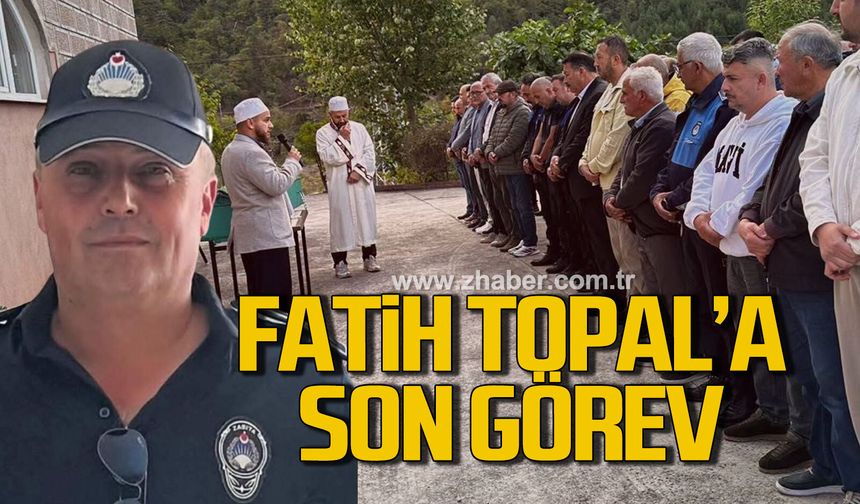 Fatih Topal'a son yolculuğuna uğurlandı