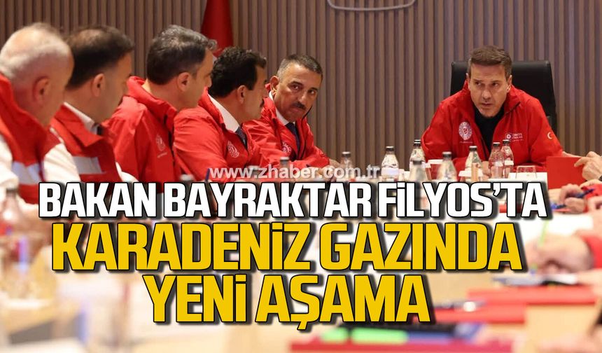 Bakan Bayraktar Filyos’ta: Gaz üretim tesislerinde inceleme