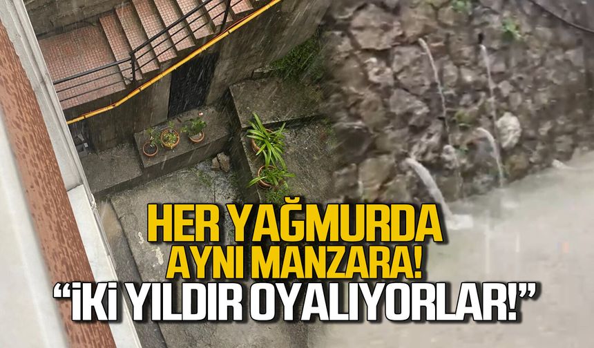 Her yağmurda aynı manzara... "İki yıldır oyalıyorlar"