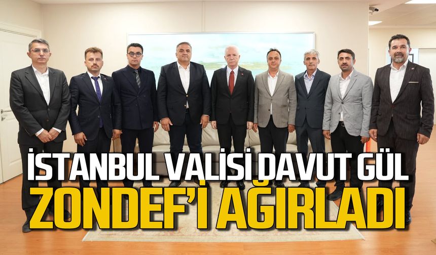ZONDEF'ten İstanbul Valisi Davut Gül'e ziyaret