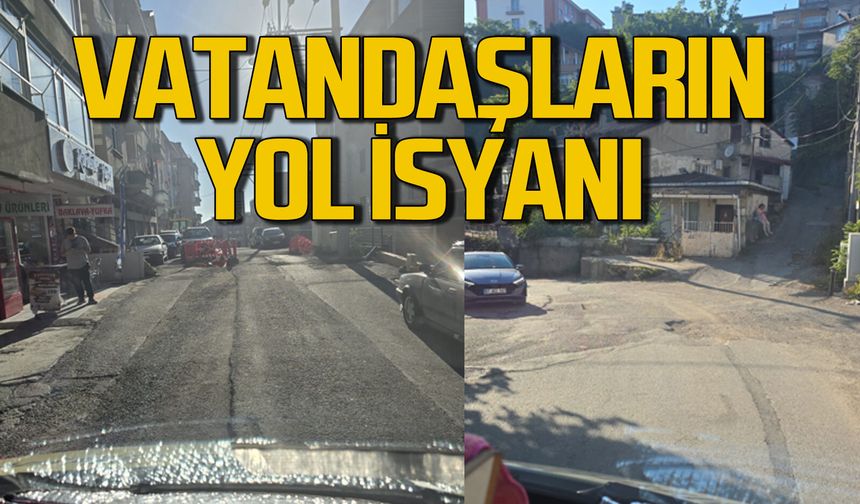 Tepebaşı’nda bozuk yollar vatandaşı isyan ettirdi