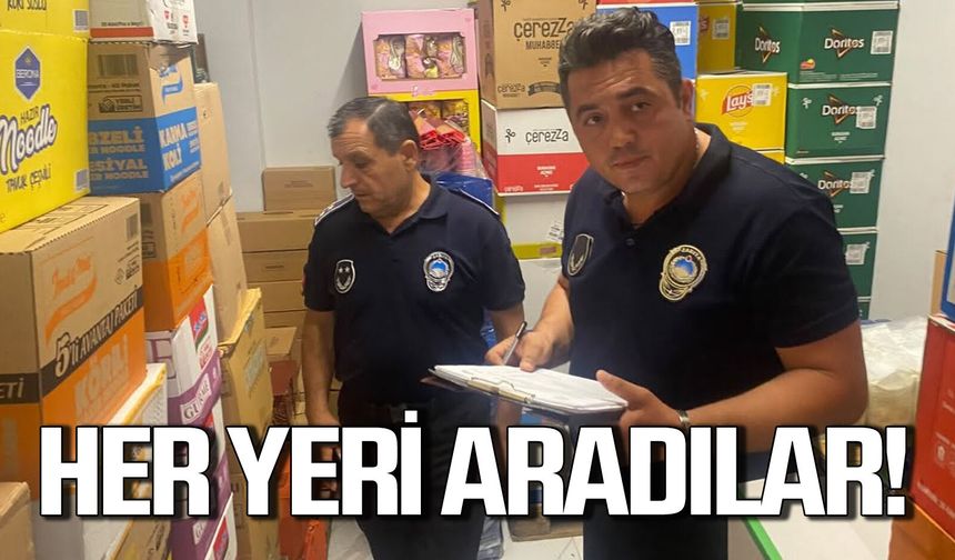 Ekipler sahaya indi marketleri didik didik inceledi, arama yaptı