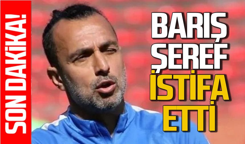 Zonguldakspor'da Barış Şeref istifa etti