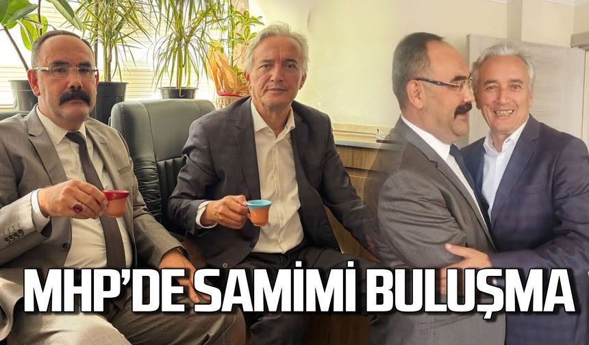 MHP'de Hamdi Ayan ve Orhan Korkmaz’dan samimi buluşma