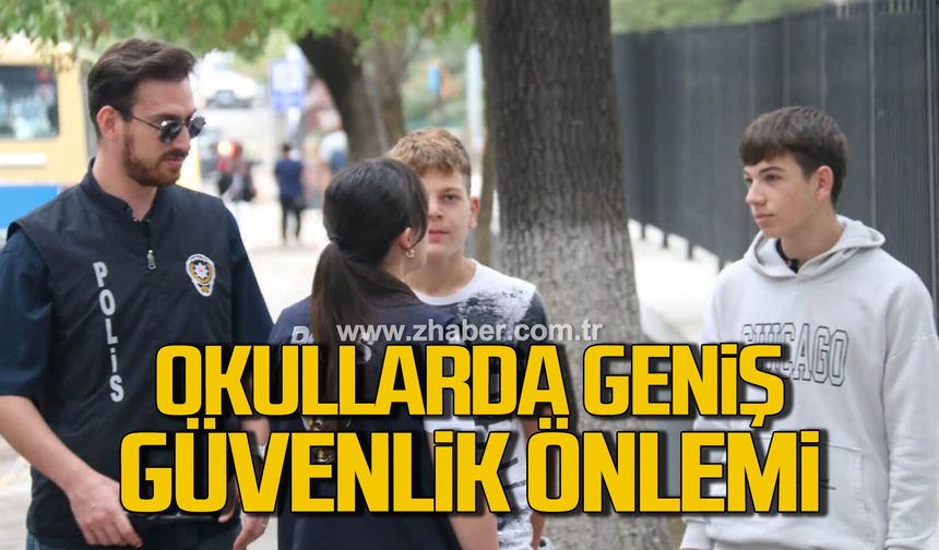 Okullarda geniş güvenlik önlemi