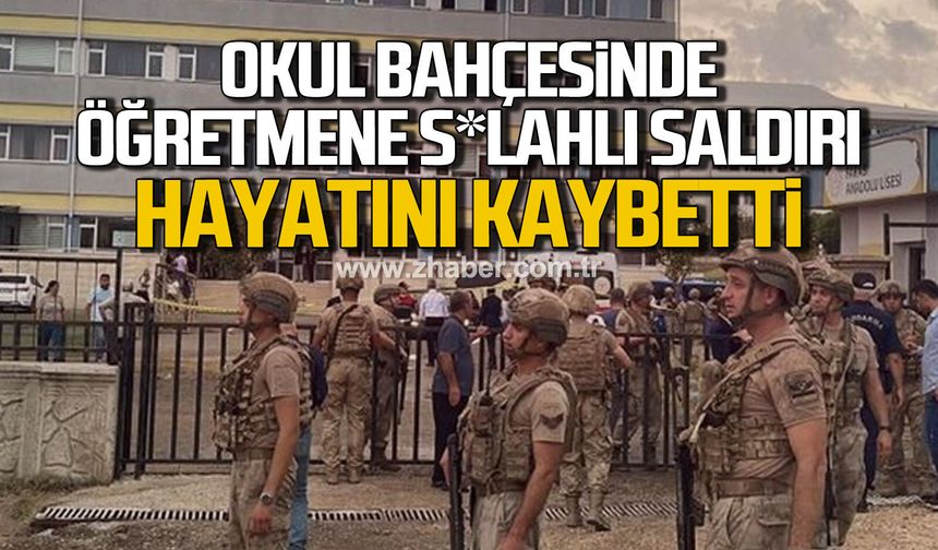 Okul bahçesinde Öğretmene s*lahlı saldırı! Hayatını kaybetti