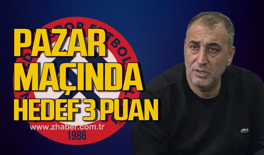 Şükrü Öztürk: 3 puanı alarak moral bulmak istiyoruz!