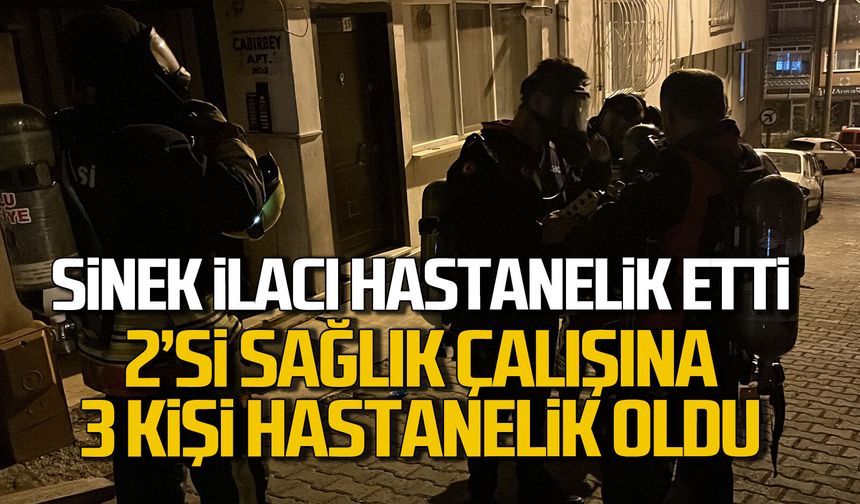 Bolu’da sinek ilacı kokusu hastanelik etti: 2’si sağlık çalışanı 3 kişi fenalaştı
