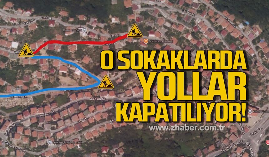 Kilimli'de o sokaklar trafiğe kapatılıyor
