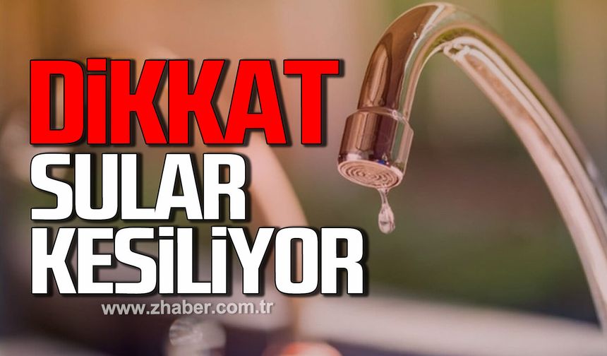 Kilimli’de altyapı çalışmaları nedeniyle sular kesilecek