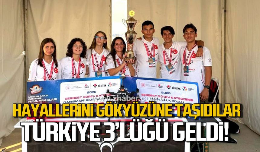 Kdz. Ereğli’nin Gençleri TEKNOFEST’te Türkiye 3.’sü Oldu!