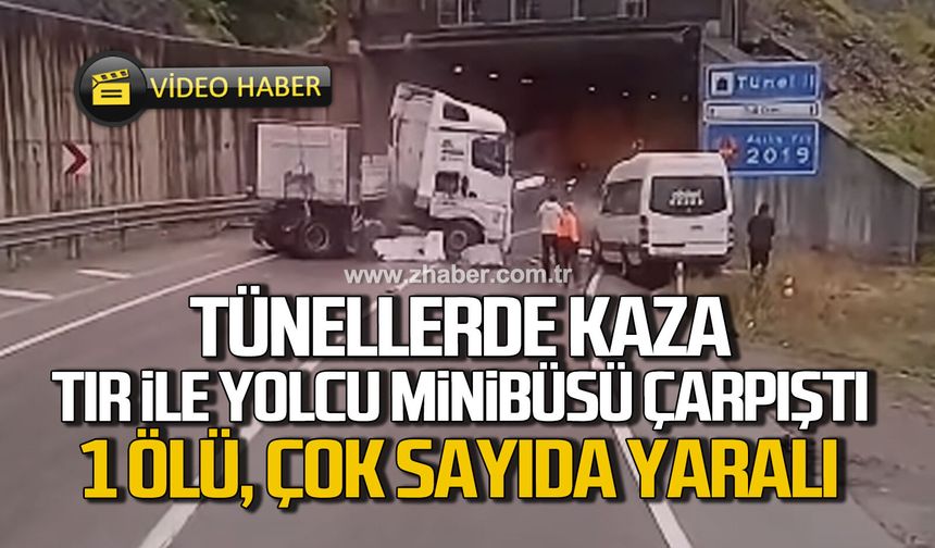 Bartın’da Tır ile yolcu minibüsü çarpıştı: 1 Ölü, çok sayıda yaralı
