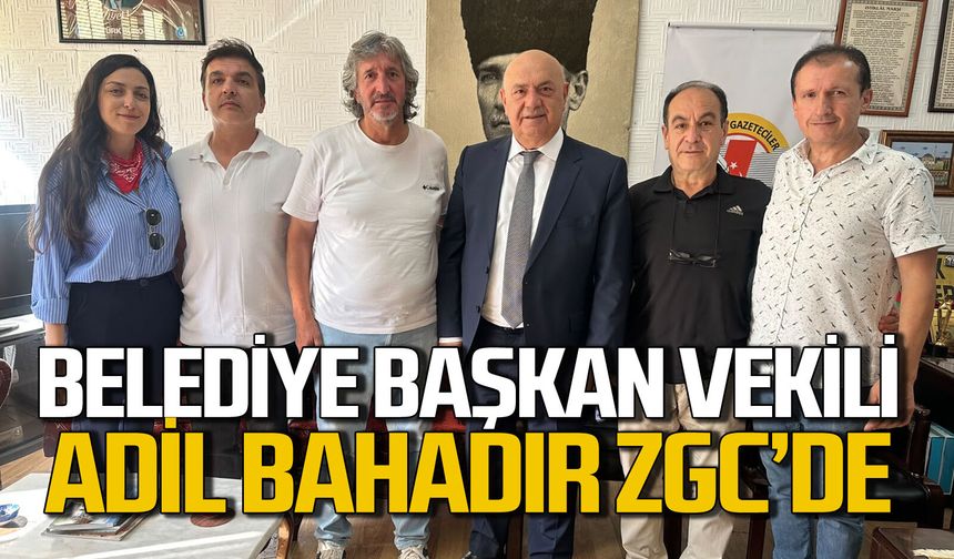 Zonguldak Belediye Başkanvekili Adil Bahadır Zonguldak Gazeteciler Cemiyeti'nde
