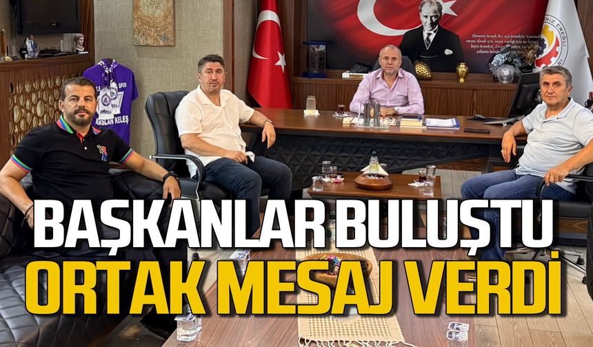 Arslan Keleş Ereğli 1980 Spor kulübü başkan ve yönetimini ağırladı