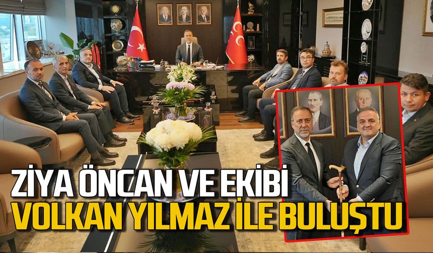 ZONDEF'ten MHP İstanbul İl Başkanı Volkan Yılmaz'a ziyaret