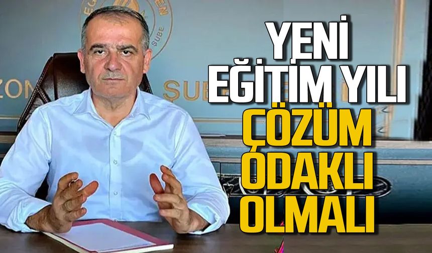 Kamuran Aşkar: Yeni eğitim yılı çözüm odaklı olmalı