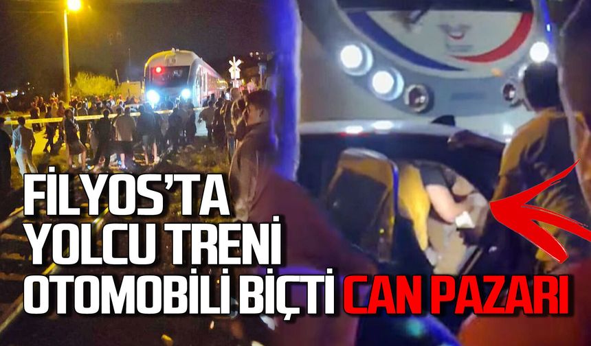 Filyos'ta yolcu treni otomobili biçti: Can pazarı!