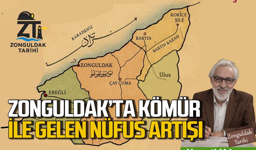 Zonguldak'ta kömür ile gelen nüfus artışı...