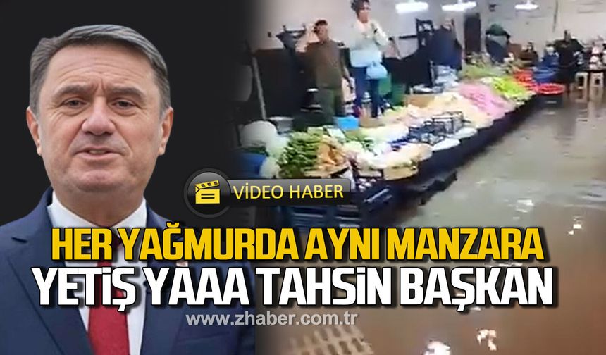 Zonguldak’ta Her Yağmurda Aynı Manzara! Yetiş yaaa Tahsin Başkan