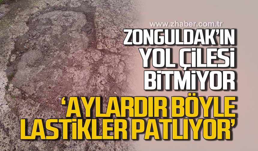 Mithatpaşa’da Yol Tepkisi: “Aylardır Böyle, Araçların Lastikleri Patlıyor”