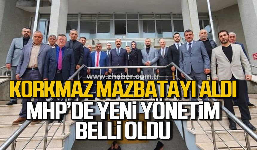 MHP Zonguldak'ta yeni dönem. Korkmaz'ın ekibi belli oldu