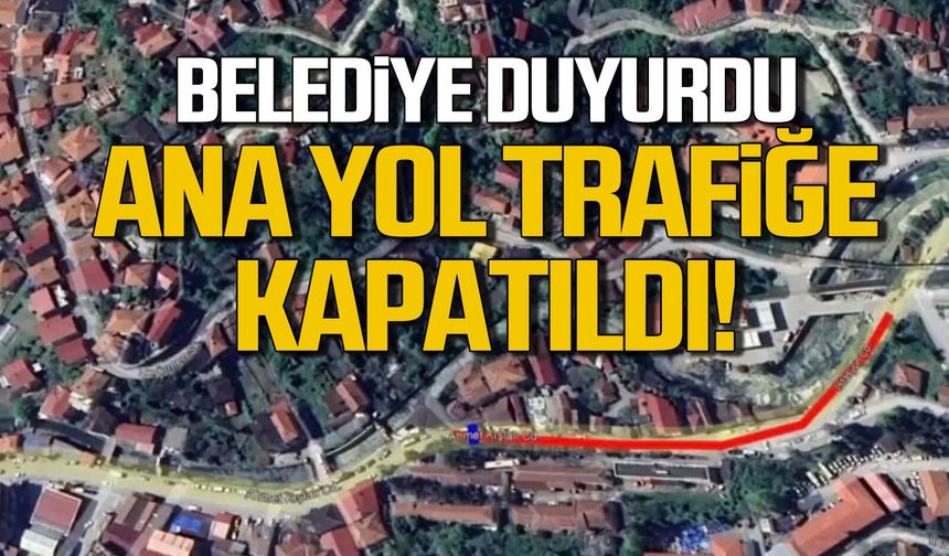 Zonguldak’ta o yol trafiğe kapatıldı! Sürücülere son dakika uyarısı