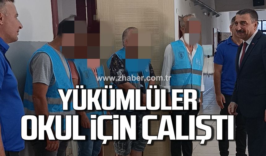 Zonguldak Denetimli Serbestlik Müdürlüğü okullara renk katıyor
