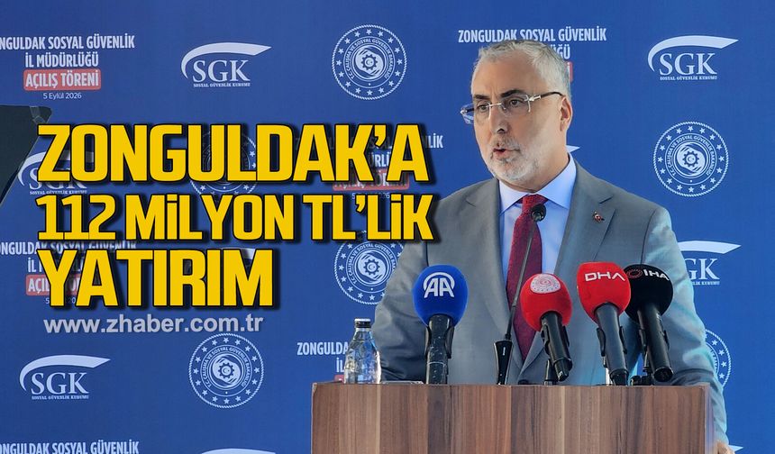 Bakan Işıkhan Zonguldak'ta yeni SGK binasını açtı: 122 milyon liralık yatırım