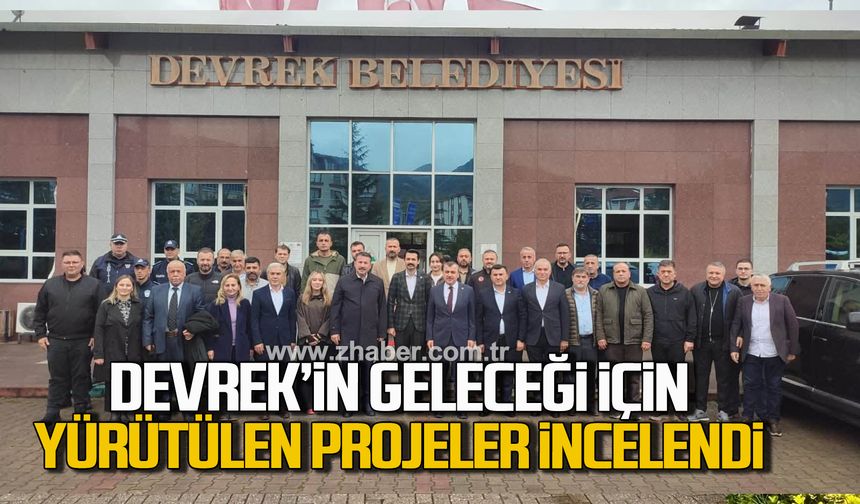 Devrek’in geleceği için yürütülen projeler incelendi