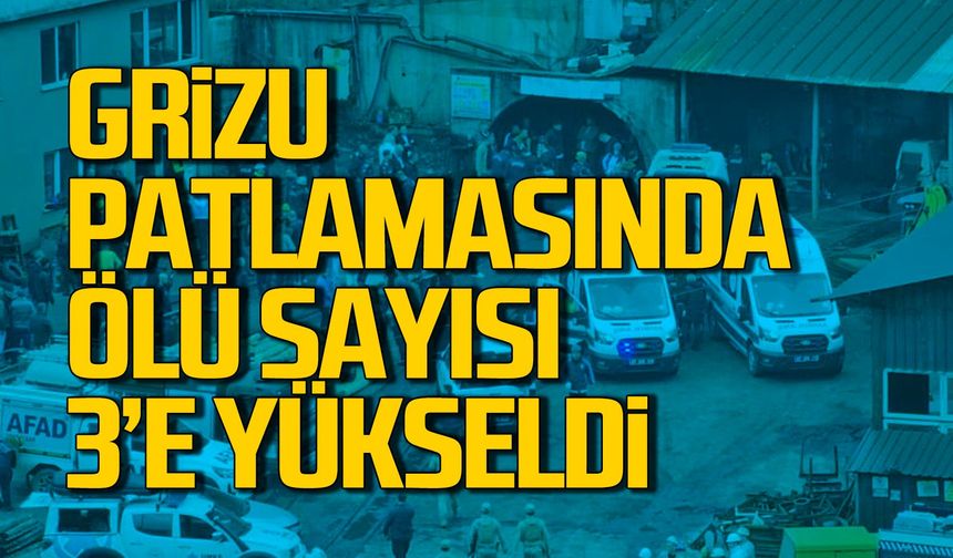 Maden ocağında grizu patlaması! Ölü sayısı 3'e yükseldi