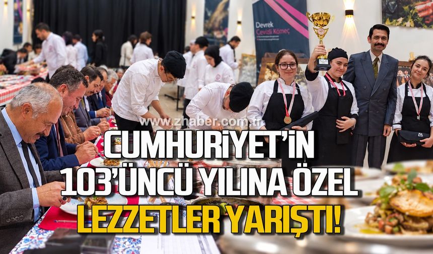 Devrek’te Cumhuriyet’in 103. yılına özel lezzetler yarıştı!