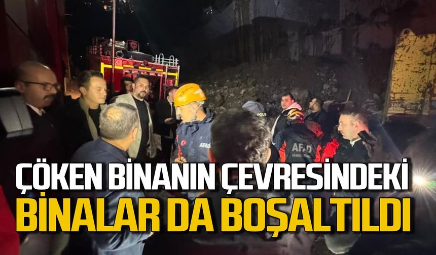 Zonguldak’ta heyelan bölgesinde evler boşaltıldı