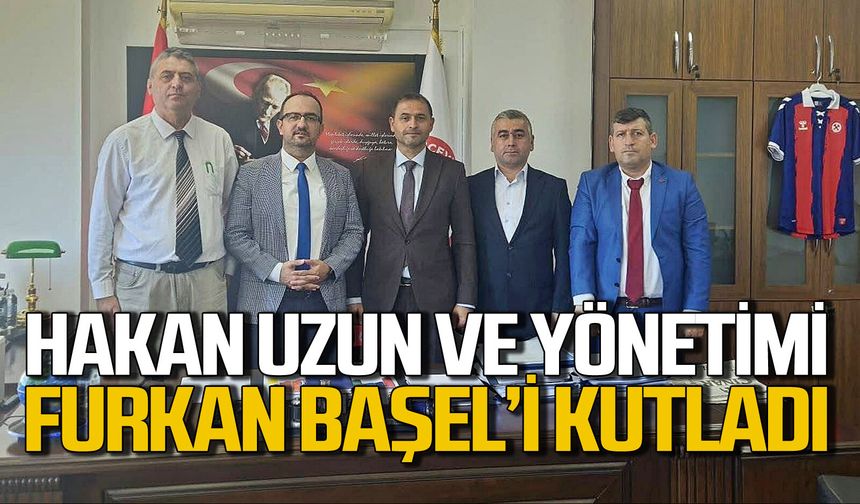 Hakan Uzun ve yönetiminden Furkan Başel’e ziyaret