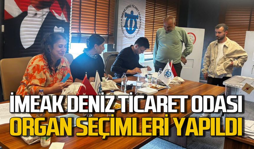İMEAK Deniz Ticaret Odası Karadeniz Ereğli Şubesi Organ Seçimleri tamamlandı