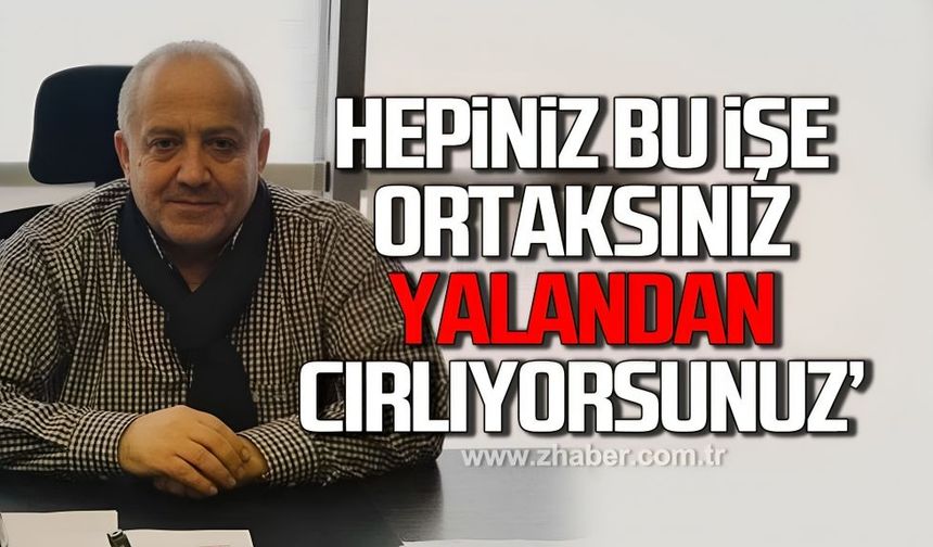 Yusuf Yılmaz'dan siyasete sert tepki: “Hepiniz bu işe ortaksınız, yalandan cırlıyorsunuz!”