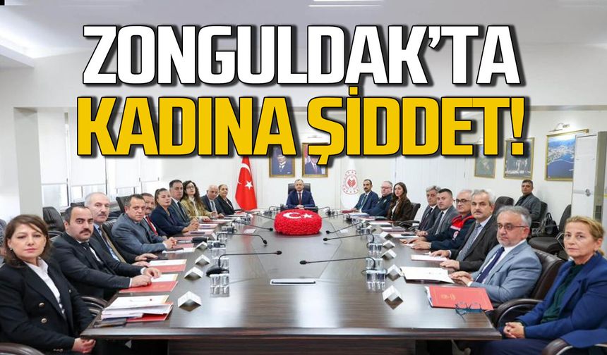 Zonguldak'ta kadına yönelik şiddetle mücadele için toplandılar