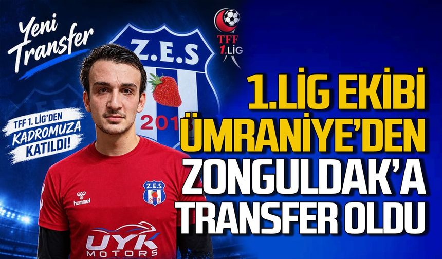 TFF 1.lig ekibi Ümrüniyespor'dan Zonguldak Ereğli Spor dış transfer oldu