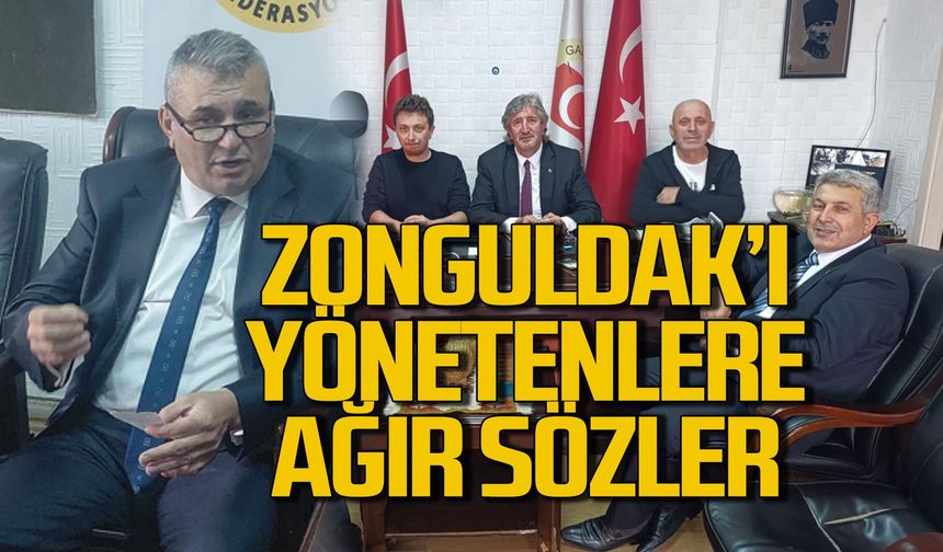 Zonguldak'ı yönetenlere ağır sözler: Şehir sahipsiz yöneticiler uyuyor!