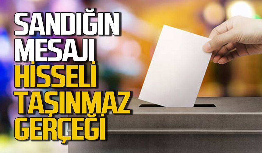 Sandığın mesajı Hisseli taşınmaz gerçeği