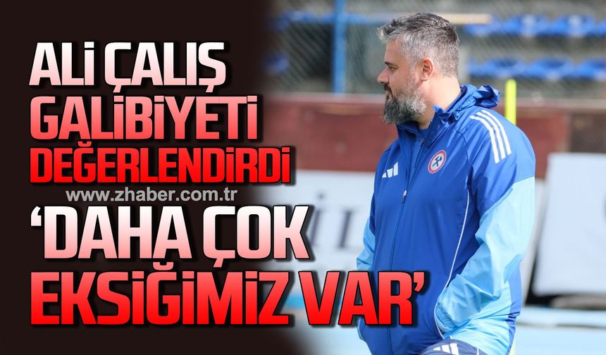 Ali Çalış: Galibiyet sonrasında ne dedi?