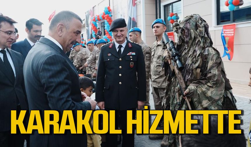 Zonguldak'ta Çaydeğirmeni Jandarma Karakolu yeni hizmet binası törenle açıldı
