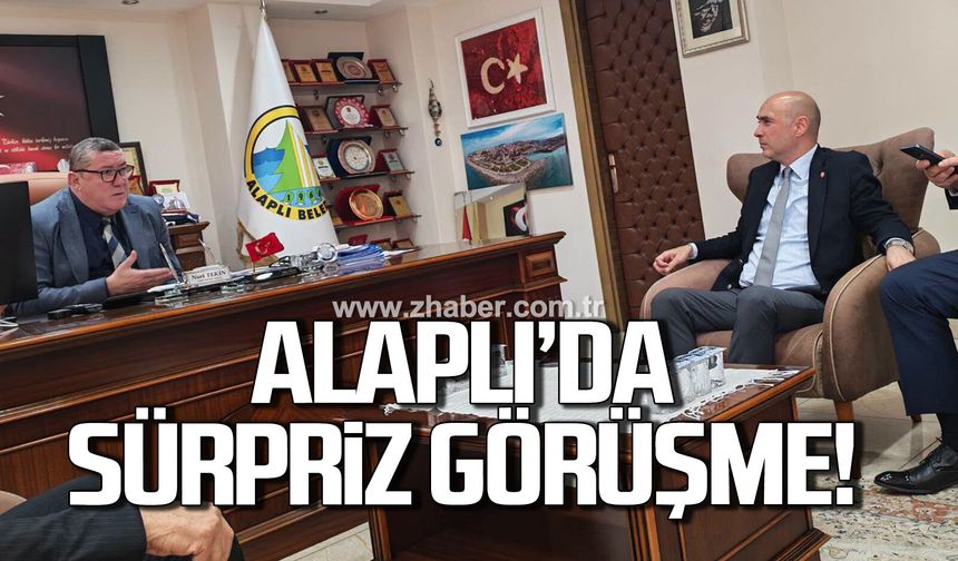 Alaplı'da sürpriz görüşme!