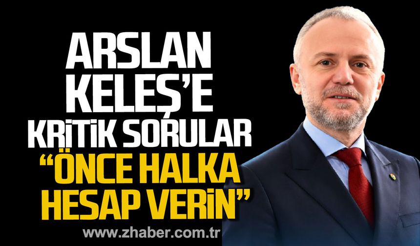 Aydınlar Köy halkından Arslan Keleş’e kritik sorular. "Önce halka hesap verin"